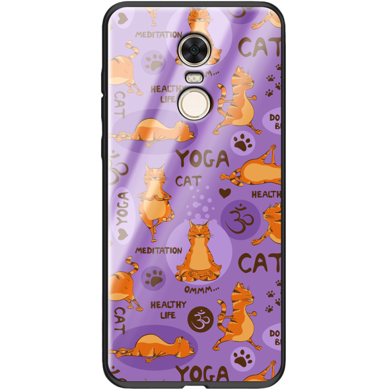 Защитный чехол BoxFace Glossy Panel Xiaomi Redmi 5 Plus Yoga Cat