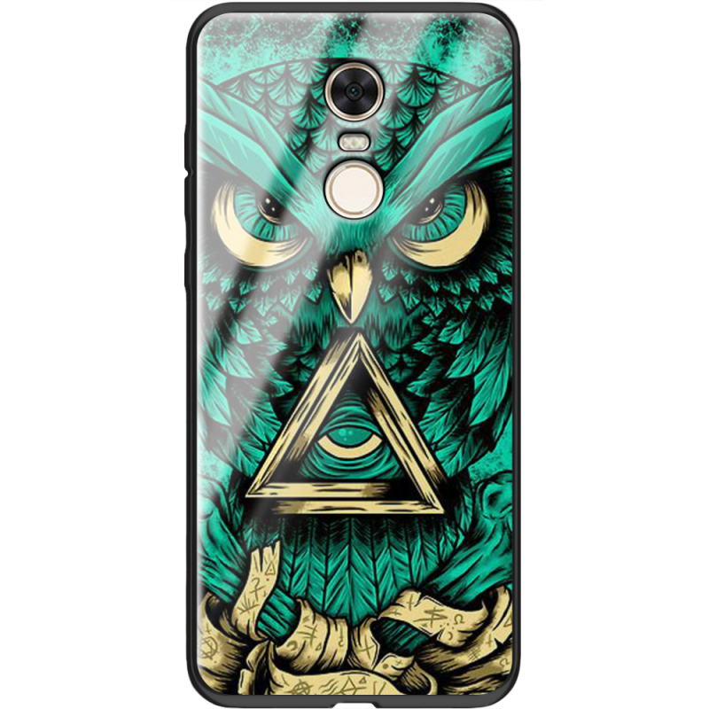 Защитный чехол BoxFace Glossy Panel Xiaomi Redmi 5 Plus Masonic Owl
