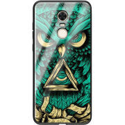 Защитный чехол BoxFace Glossy Panel Xiaomi Redmi 5 Plus Masonic Owl