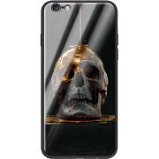 Защитный чехол BoxFace Glossy Panel Apple iPhone 6 Plus Gold Skull
