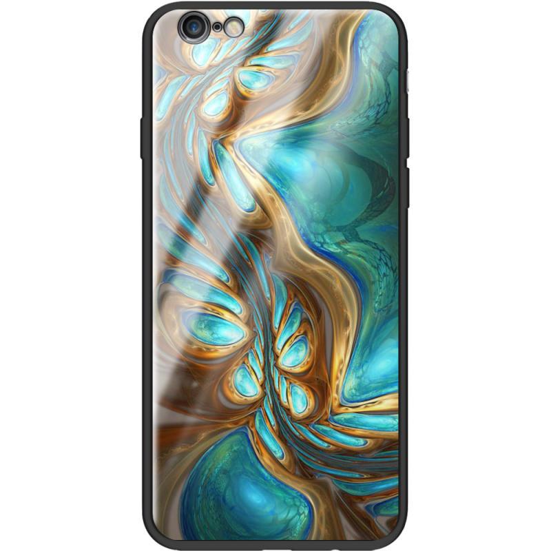 Защитный чехол BoxFace Glossy Panel Apple iPhone 6 Plus Blue Abstraction