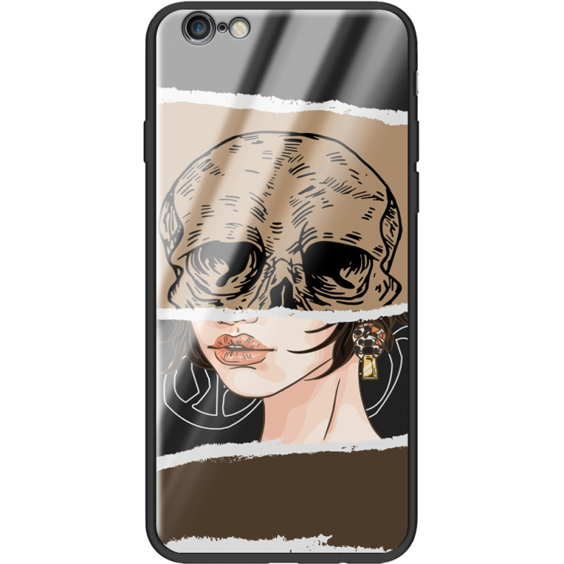 Защитный чехол BoxFace Glossy Panel Apple iPhone 6 Plus Skull-Girl