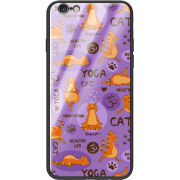 Защитный чехол BoxFace Glossy Panel Apple iPhone 6 Plus Yoga Cat