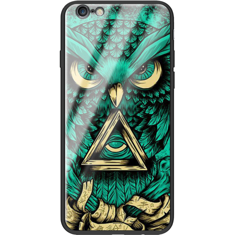 Защитный чехол BoxFace Glossy Panel Apple iPhone 6 Plus Masonic Owl