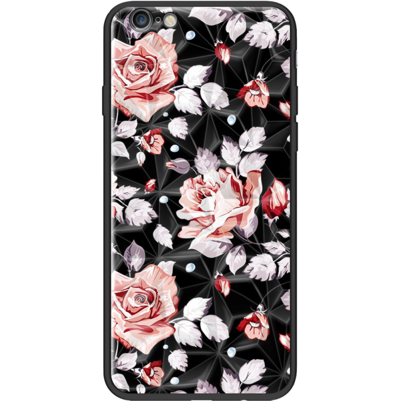 Чехол Prizma Uprint Apple iPhone 6 Plus Roses on Black