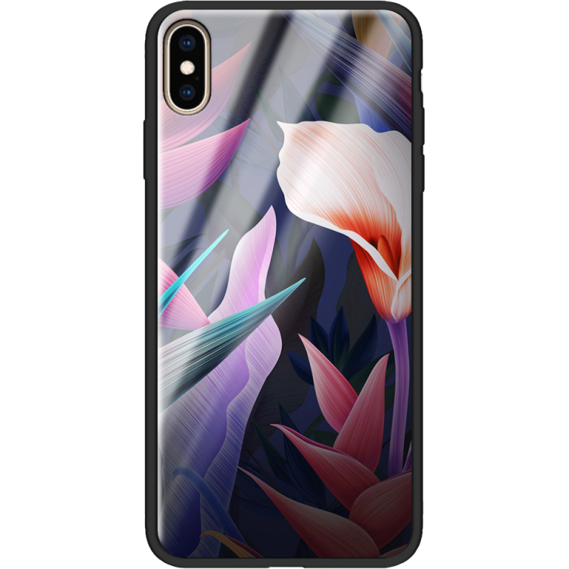 Защитный чехол BoxFace Glossy Panel Apple iPhone XS Max Calla Flower