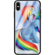 Защитный чехол BoxFace Glossy Panel Apple iPhone XS Max My Little Pony Rainbow Dash