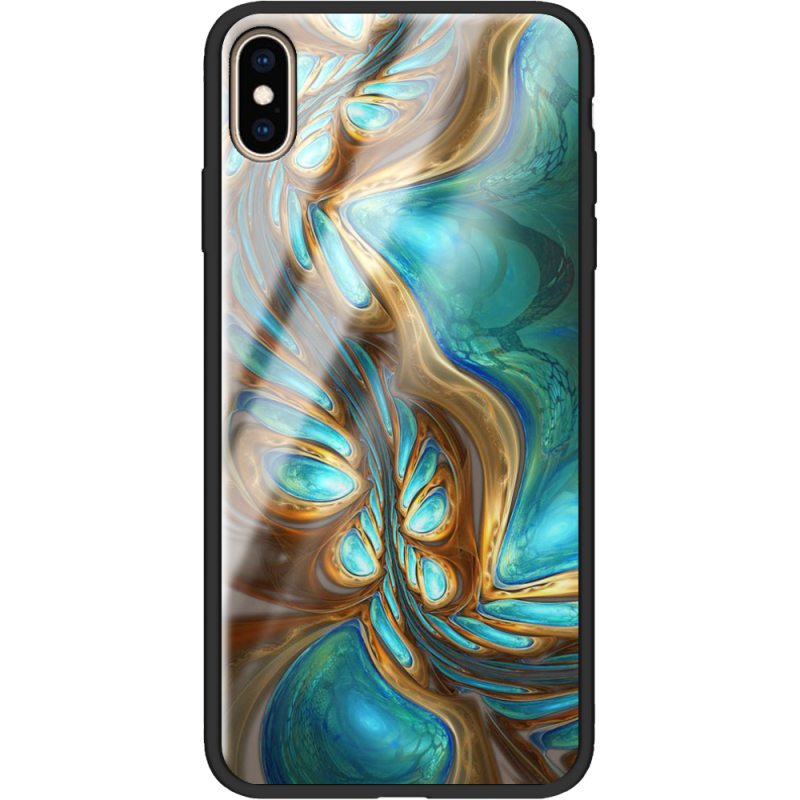 Защитный чехол BoxFace Glossy Panel Apple iPhone XS Max Blue Abstraction