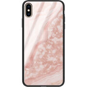 Защитный чехол BoxFace Glossy Panel Apple iPhone XS Max Pink Marble