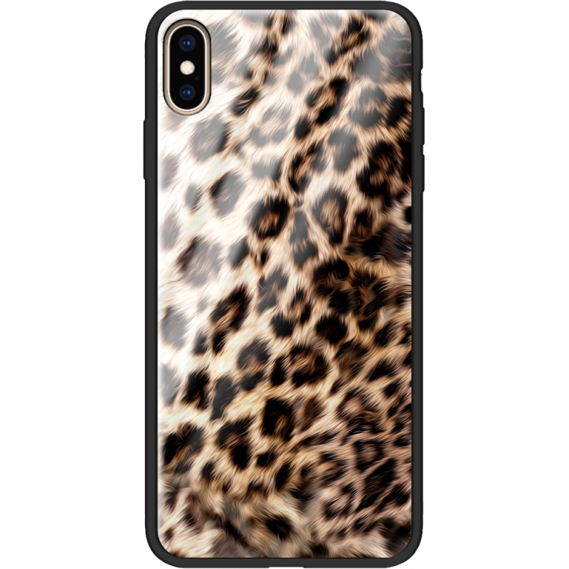 Защитный чехол BoxFace Glossy Panel Apple iPhone XS Max Leopard Fur
