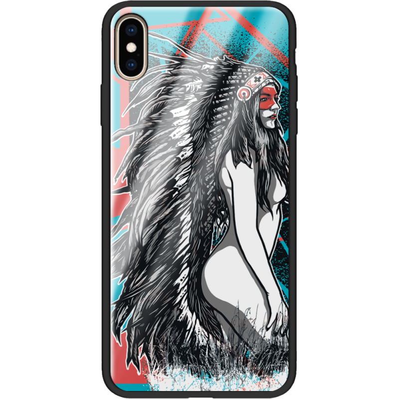 Защитный чехол BoxFace Glossy Panel Apple iPhone XS Max Indian Girl