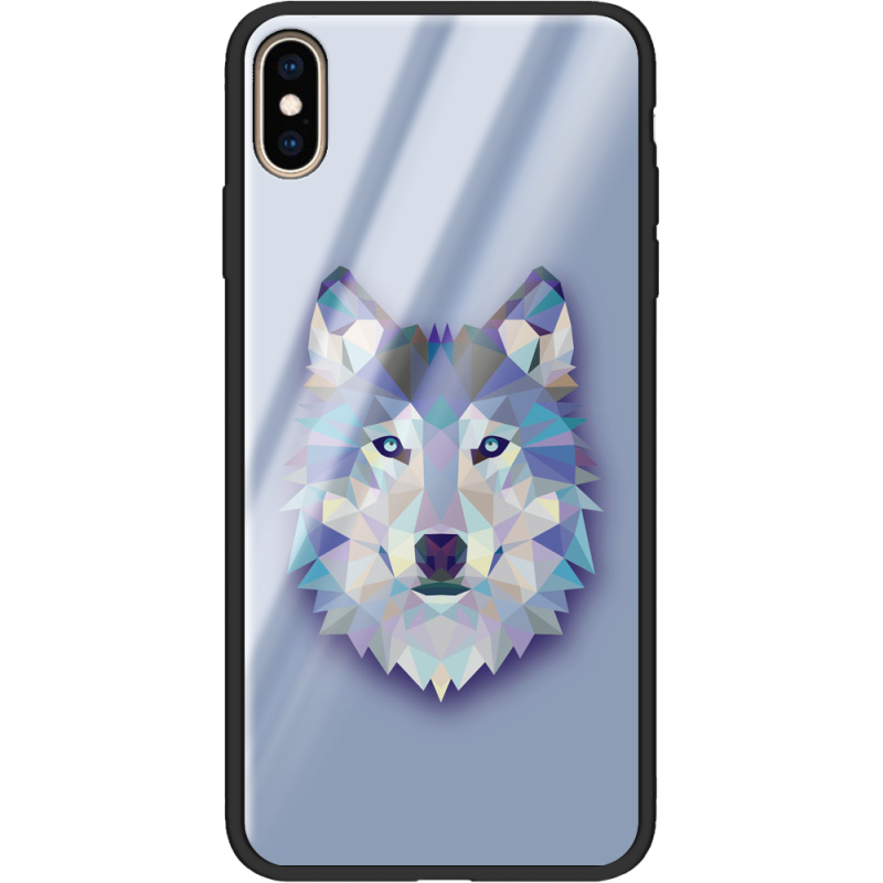 Защитный чехол BoxFace Glossy Panel Apple iPhone XS Max Wolfie