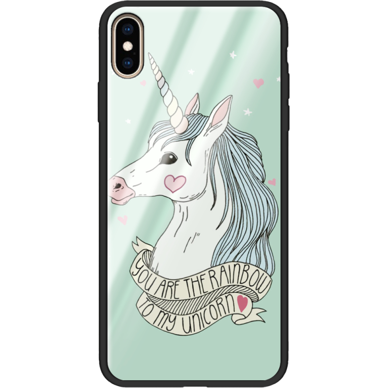 Защитный чехол BoxFace Glossy Panel Apple iPhone XS Max My Unicorn