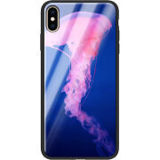 Защитный чехол BoxFace Glossy Panel Apple iPhone XS Max Jellyfish