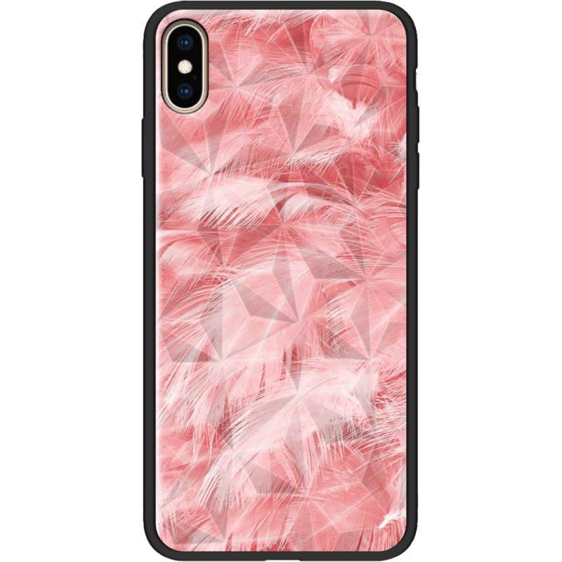 Чехол Prizma Uprint Apple iPhone XS Max Pink Feathers