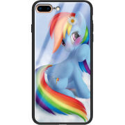 Защитный чехол BoxFace Glossy Panel Apple iPhone 7 / 8 Plus My Little Pony Rainbow Dash