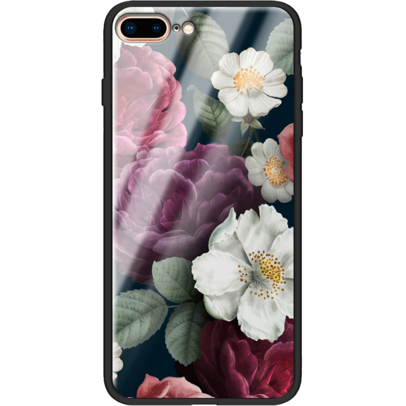 Защитный чехол BoxFace Glossy Panel Apple iPhone 7 / 8 Plus Peonies