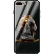 Защитный чехол BoxFace Glossy Panel Apple iPhone 7 / 8 Plus Gold Skull