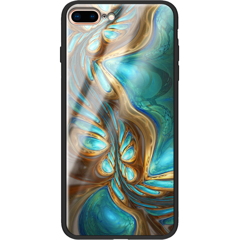 Защитный чехол BoxFace Glossy Panel Apple iPhone 7 / 8 Plus Blue Abstraction