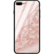 Защитный чехол BoxFace Glossy Panel Apple iPhone 7 / 8 Plus Pink Marble