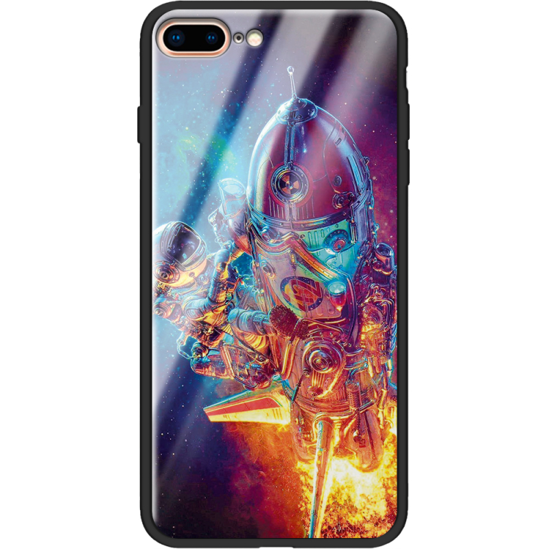 Защитный чехол BoxFace Glossy Panel Apple iPhone 7 / 8 Plus Astronaut in Space