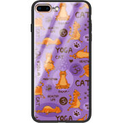 Защитный чехол BoxFace Glossy Panel Apple iPhone 7 / 8 Plus Yoga Cat