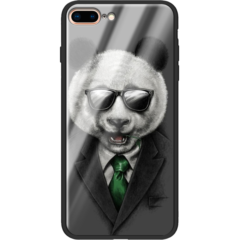 Защитный чехол BoxFace Glossy Panel Apple iPhone 7 / 8 Plus Cool Panda