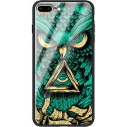 Защитный чехол BoxFace Glossy Panel Apple iPhone 7 / 8 Plus Masonic Owl