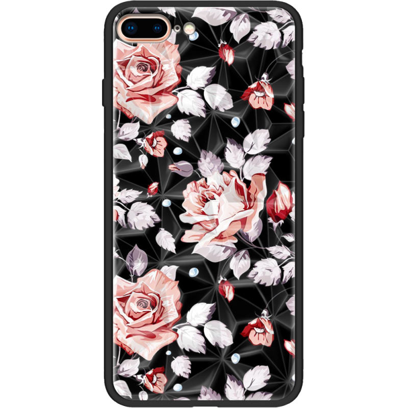 Чехол Prizma Uprint Apple iPhone 7 /8 Plus Roses on Black