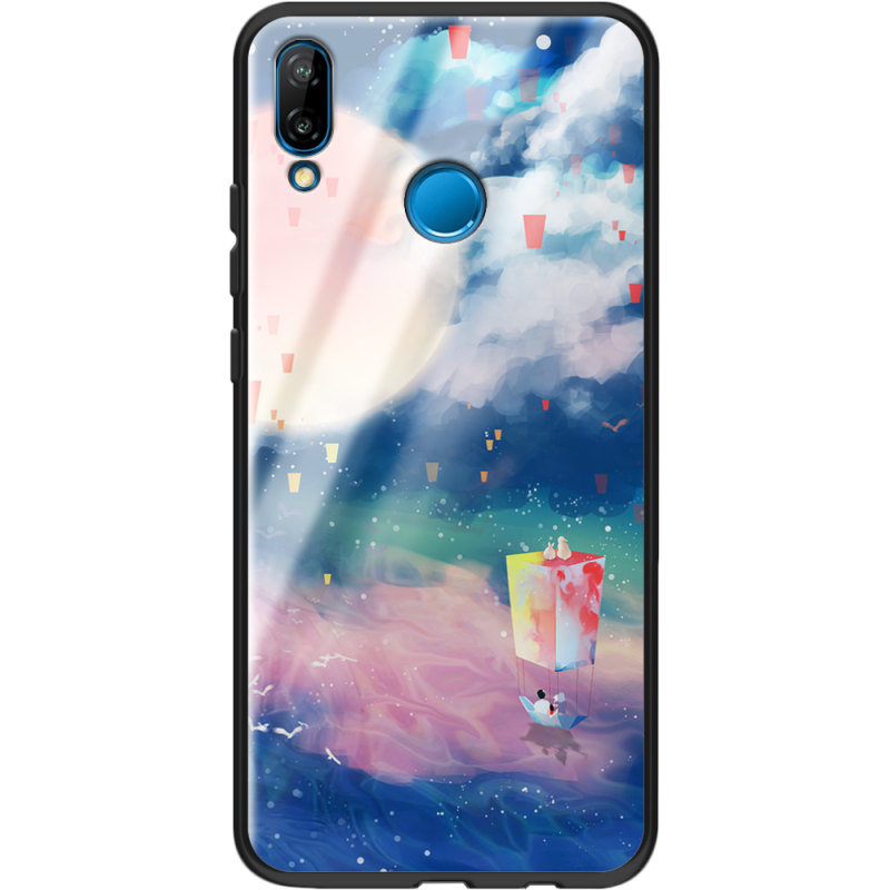 Защитный чехол BoxFace Glossy Panel Huawei P20 Lite Dreamy Clouds