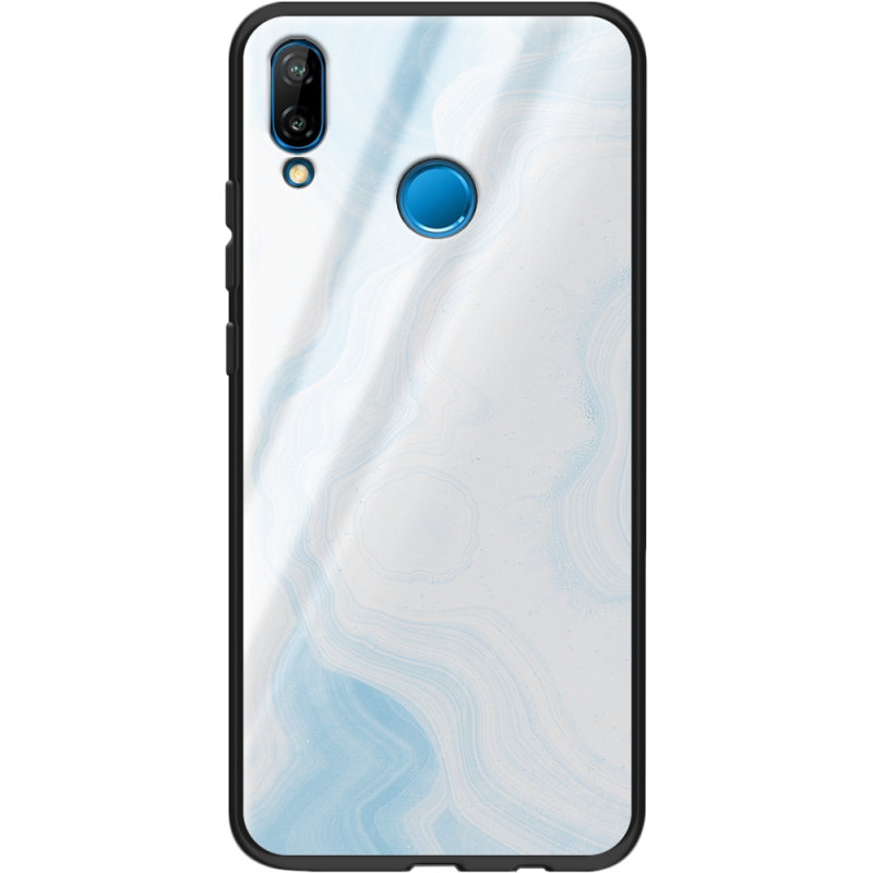 Защитный чехол BoxFace Glossy Panel Huawei P20 Lite Light Marble