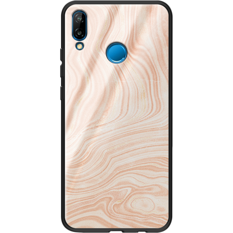 Защитный чехол BoxFace Glossy Panel Huawei P20 Lite Delicate Marble