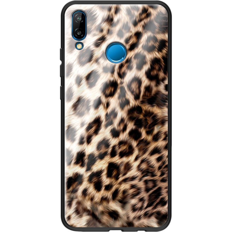Защитный чехол BoxFace Glossy Panel Huawei P20 Lite Leopard Fur