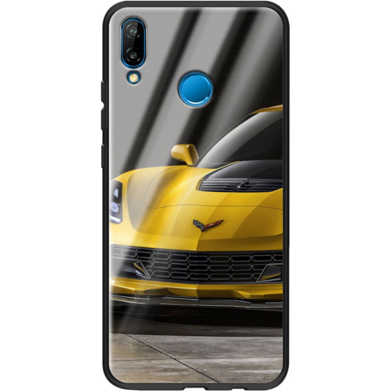 Защитный чехол BoxFace Glossy Panel Huawei P20 Lite Corvette Z06