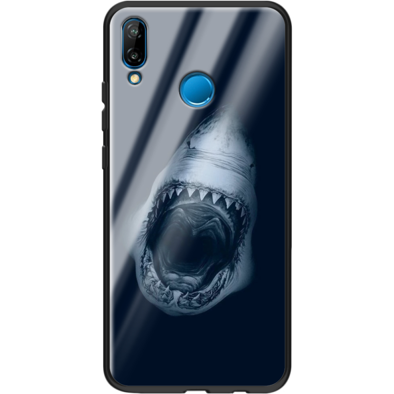 Защитный чехол BoxFace Glossy Panel Huawei P20 Lite Shark