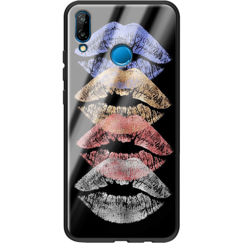 Защитный чехол BoxFace Glossy Panel Huawei P20 Lite Lips