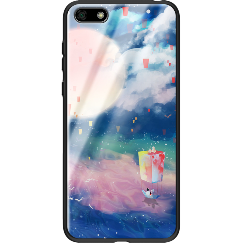 Защитный чехол BoxFace Glossy Panel Huawei Y5 2018 / Honor 7A Dreamy Clouds