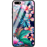 Защитный чехол BoxFace Glossy Panel Huawei Y5 2018 / Honor 7A Exotic Flowers