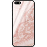 Защитный чехол BoxFace Glossy Panel Huawei Y5 2018 / Honor 7A Pink Marble