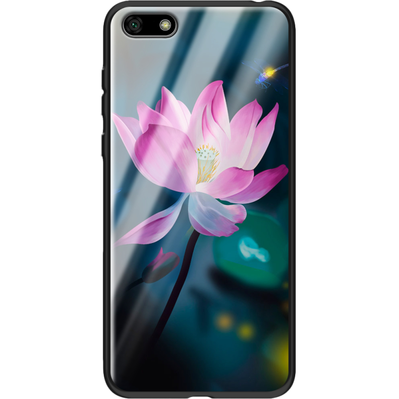Защитный чехол BoxFace Glossy Panel Huawei Y5 2018 / Honor 7A Lotus