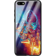 Защитный чехол BoxFace Glossy Panel Huawei Y5 2018 / Honor 7A Astronaut in Space