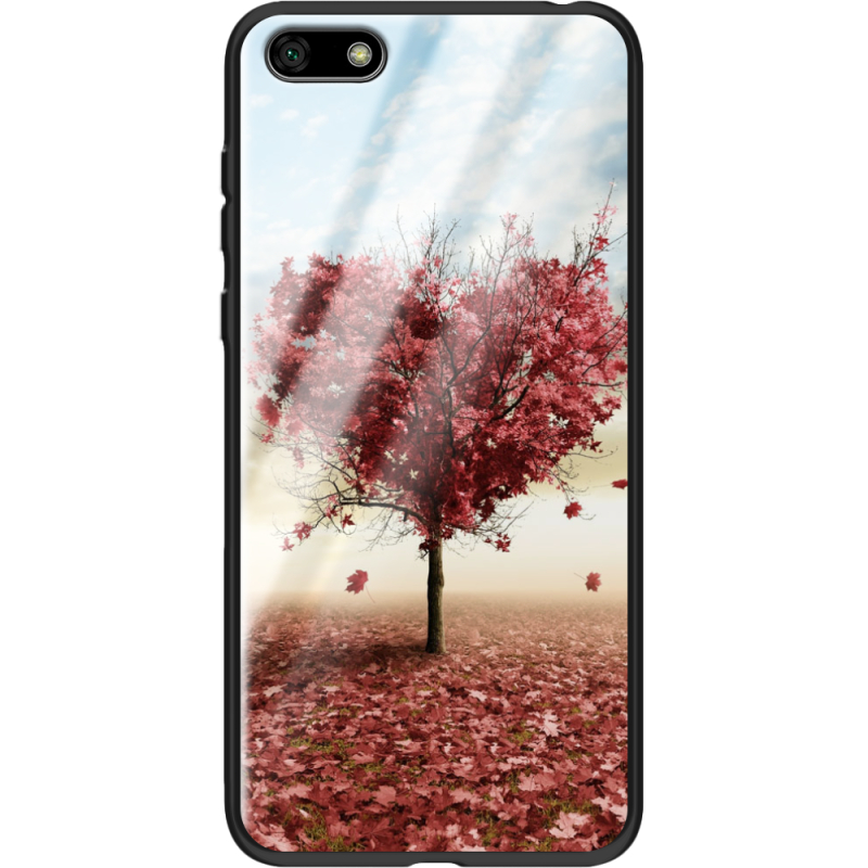 Защитный чехол BoxFace Glossy Panel Huawei Y5 2018 / Honor 7A Tree of Love