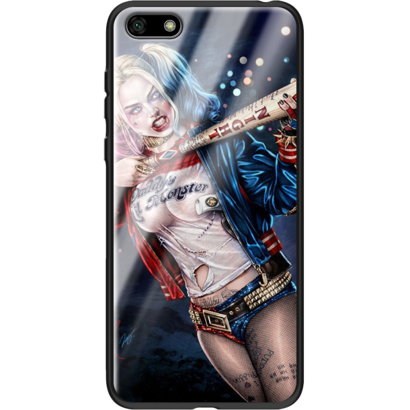 Защитный чехол BoxFace Glossy Panel Huawei Y5 2018 / Honor 7A Harley Quinn