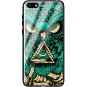 Защитный чехол BoxFace Glossy Panel Huawei Y5 2018 / Honor 7A Masonic Owl