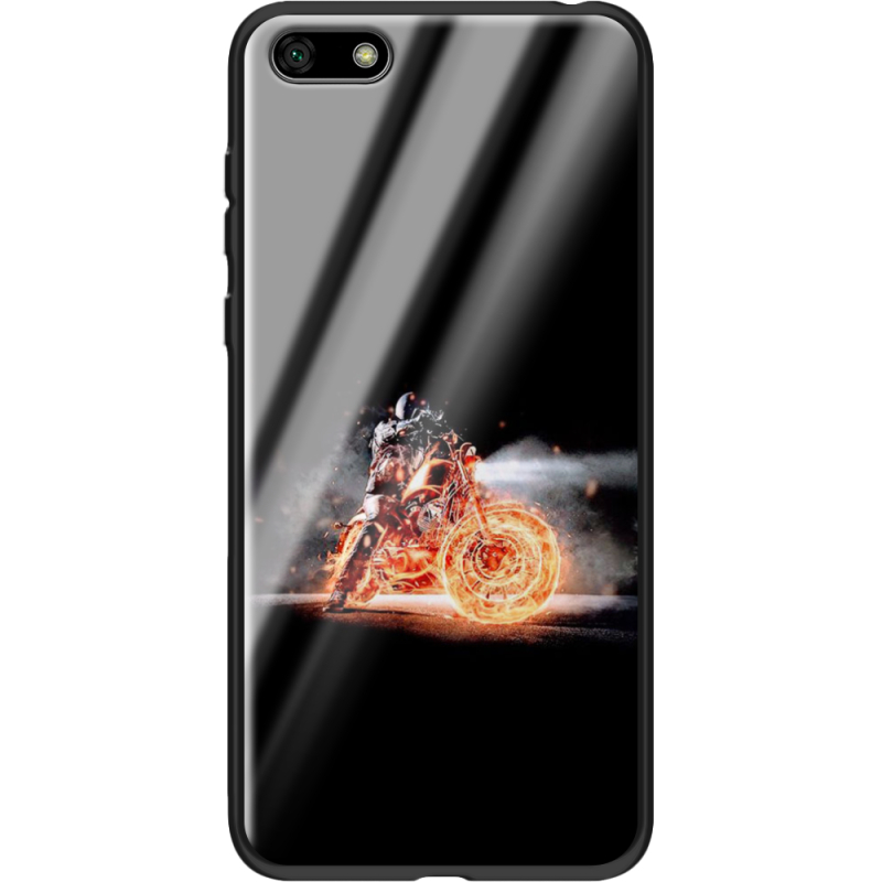 Защитный чехол BoxFace Glossy Panel Huawei Y5 2018 / Honor 7A Biker