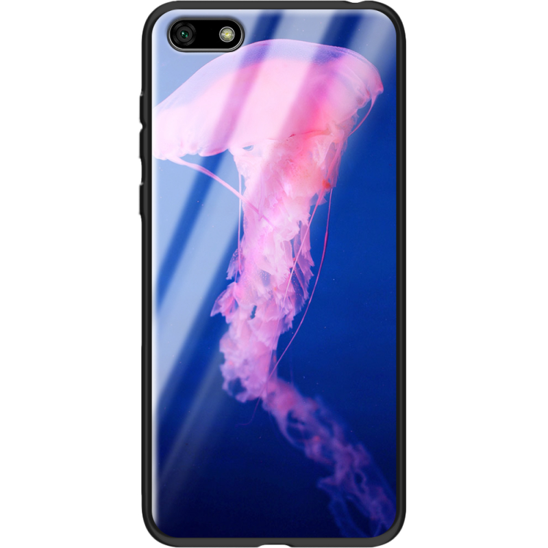 Защитный чехол BoxFace Glossy Panel Huawei Y5 2018 / Honor 7A Jellyfish