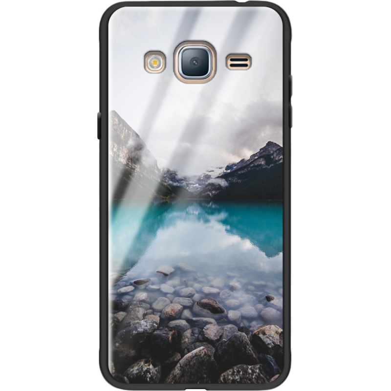 Защитный чехол BoxFace Glossy Panel Samsung Galaxy J3 2016 Blue Lake