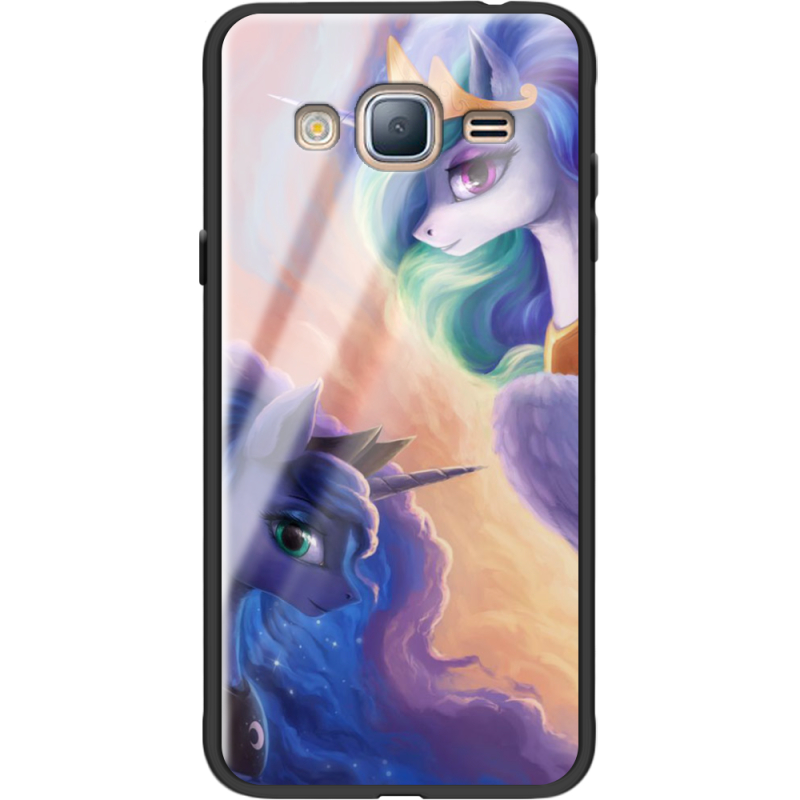 Защитный чехол BoxFace Glossy Panel Samsung Galaxy J3 2016 My Little Pony Rarity  Princess Luna