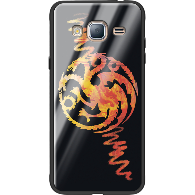 Защитный чехол BoxFace Glossy Panel Samsung Galaxy J3 2016 Dragons Thrones