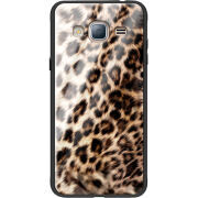 Защитный чехол BoxFace Glossy Panel Samsung Galaxy J3 2016 Leopard Fur